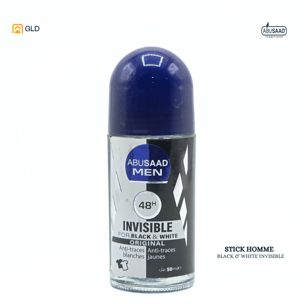 Stick Abusaad Men Black And White 50Ml