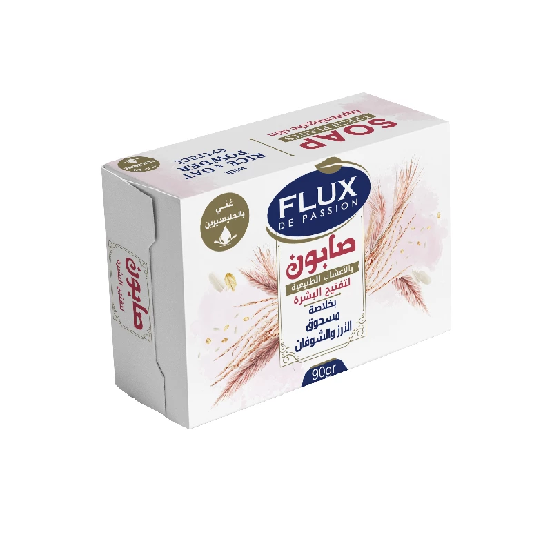 Savon Flux Fresh Plant 90 Gr Riz Et Flocons D'Avoine