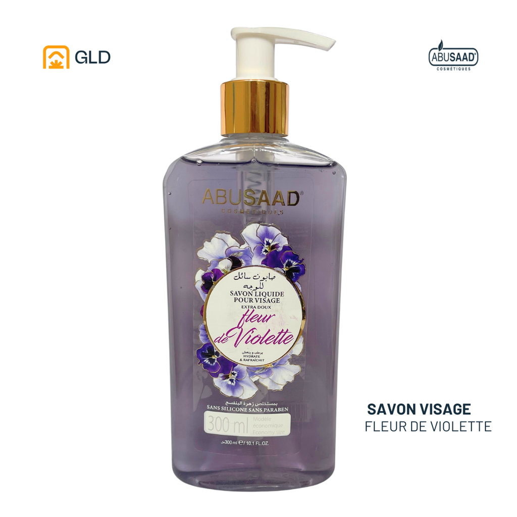 Savon Liquide Pour Visage Fleur De Violette 300 Ml