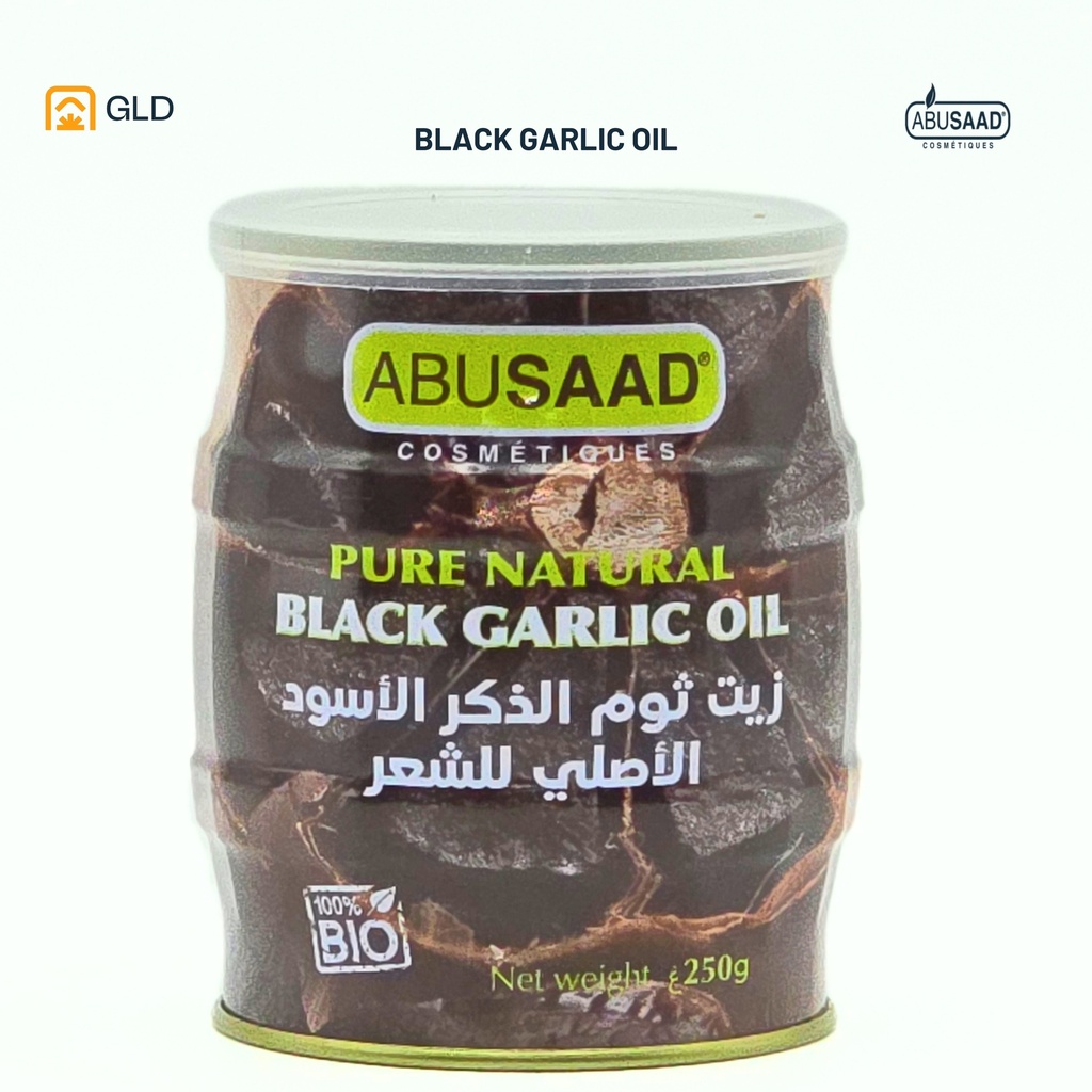 Abusaad Huile De Black Garlic Oil 100% Bio (Natural ) 250Gr