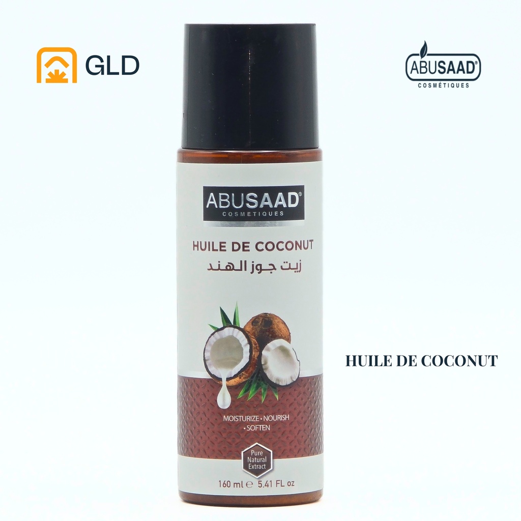 Abusaad Huile De Coco 100% Bio (Natural ) 250Gr