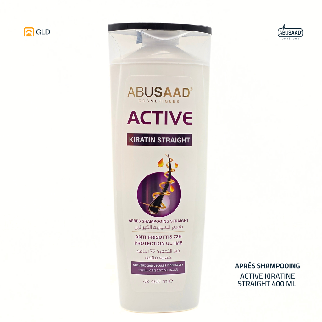 Apres Shampooing Active Kiratin Straight 400 Ml