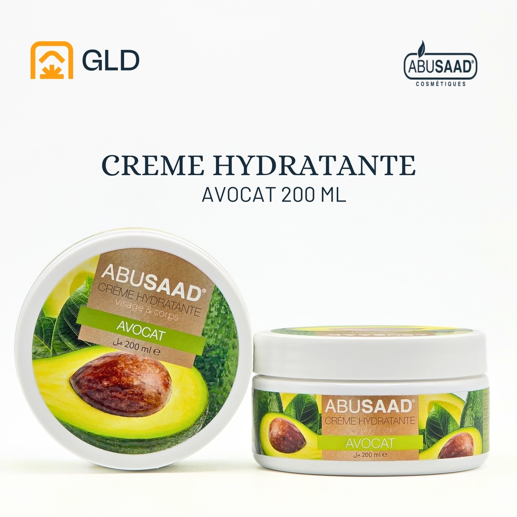 Crème Hydratante Avocat 200 Ml