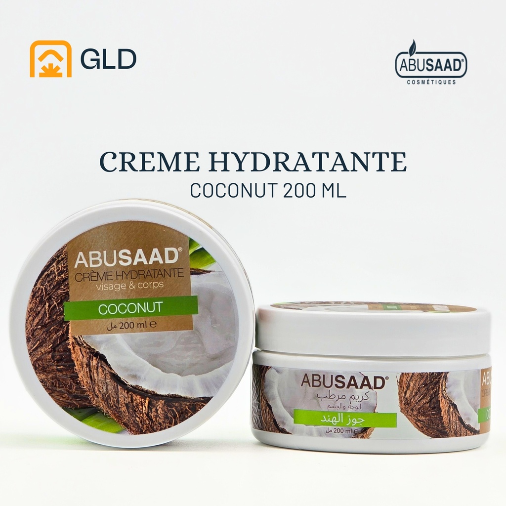 Crème Hydratante Coconut 200 Ml