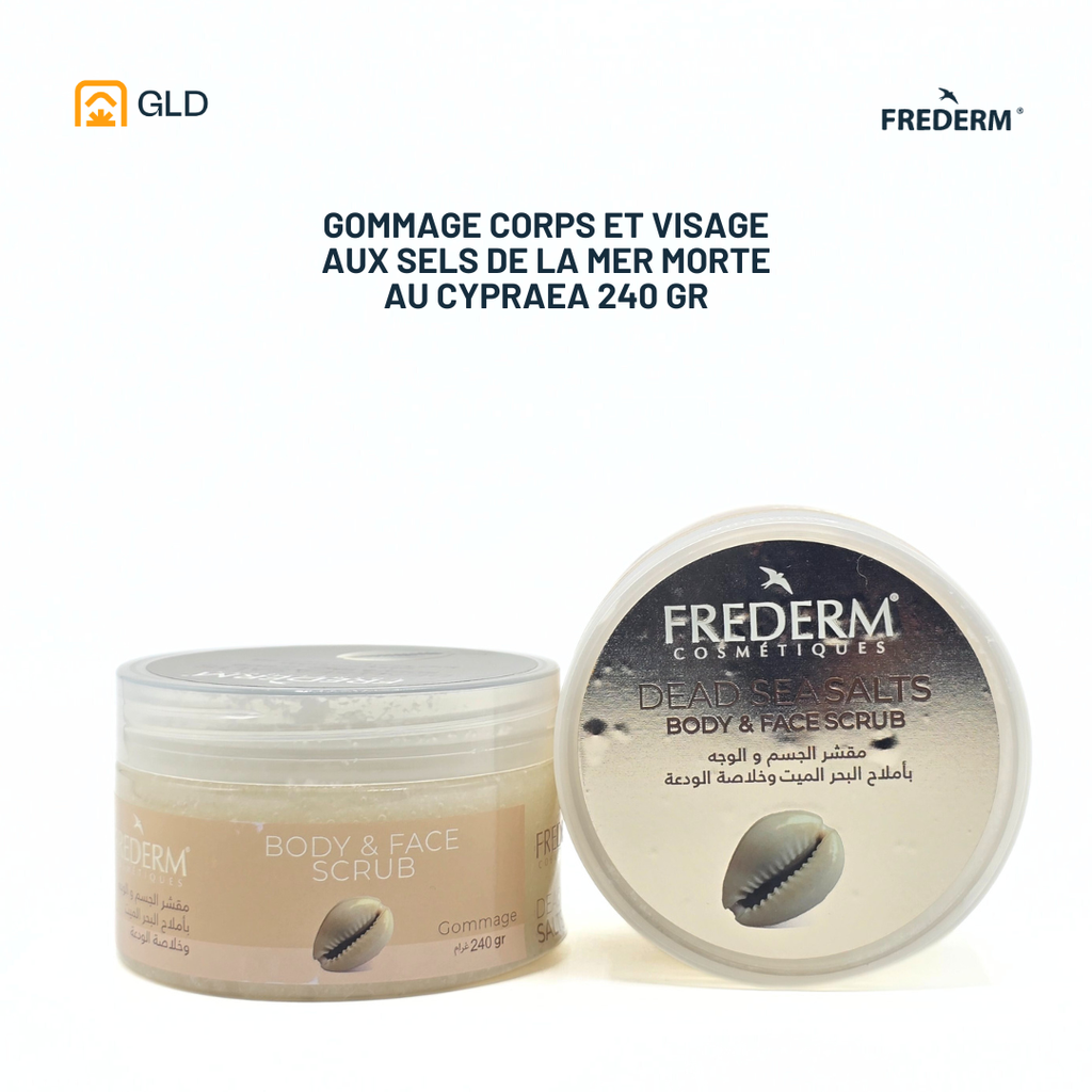 Gommage Corps Et Visage Aux Sels De La Mer Morte Au Cypraea 240 Gr