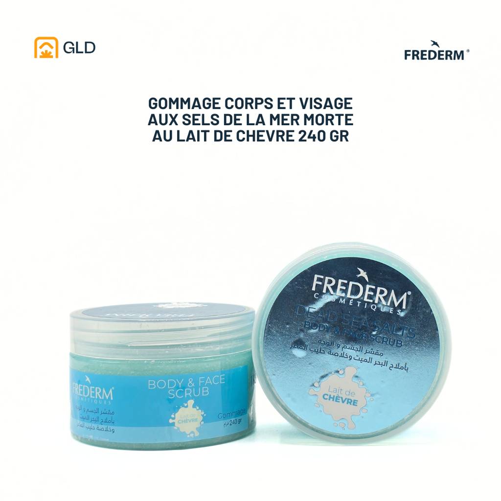 Gommage Corps Et Visage Aux Sels De La Mer Morte Au Lait De Chevre 240 Gr