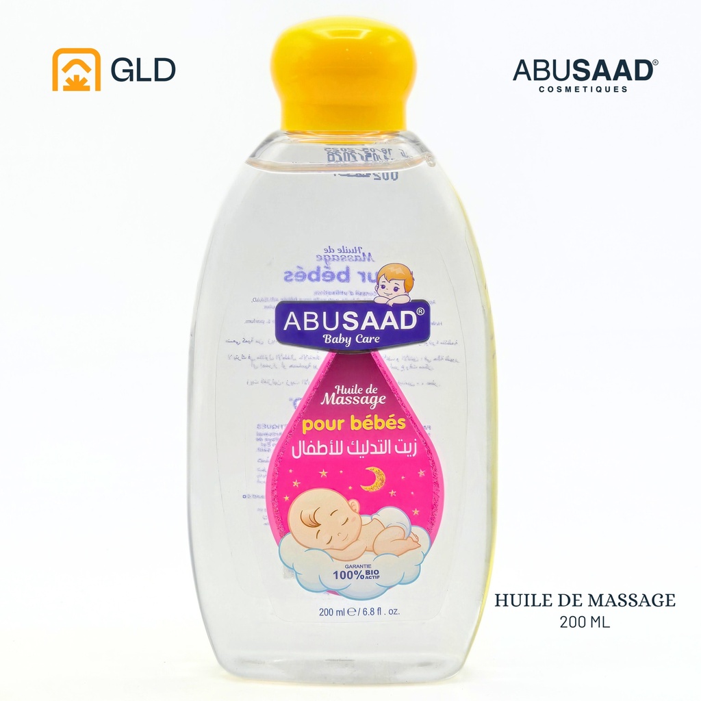 Huile De Massage Pour Bebe 200 Ml