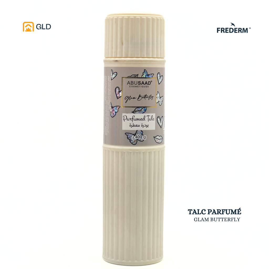 Talc Parfumed Glam Butterfly 400 Gr