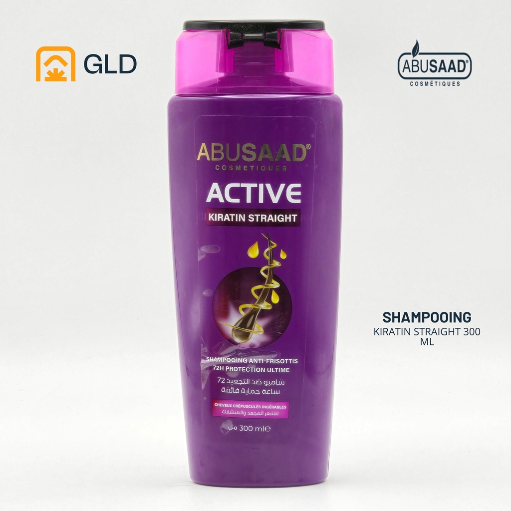 Shampooing Active Keratin Straight 300 Ml