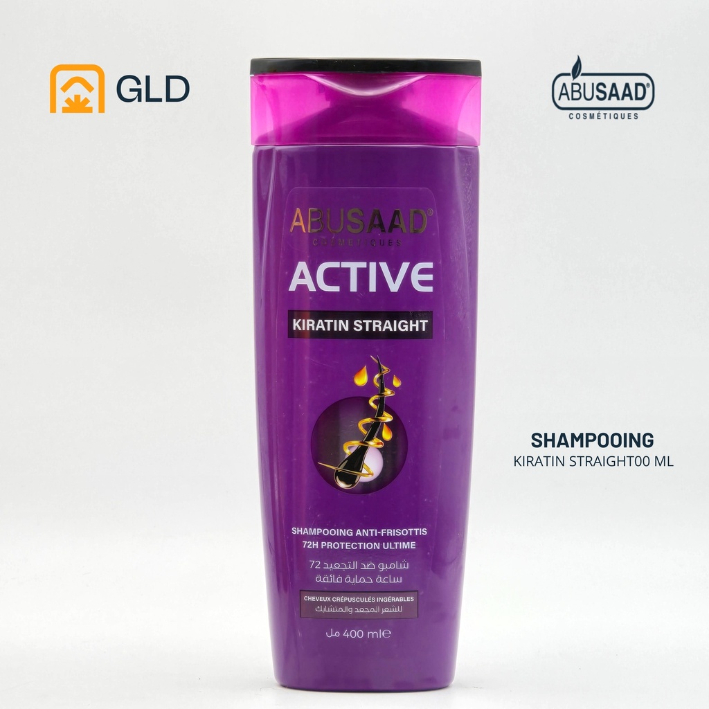 Shampooing Active Kiratin Straight 400 Ml