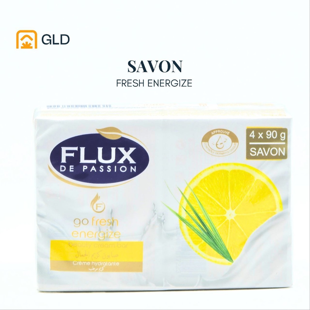 Savon Flux 90 Gr Go Fresh Energize 4 Ps