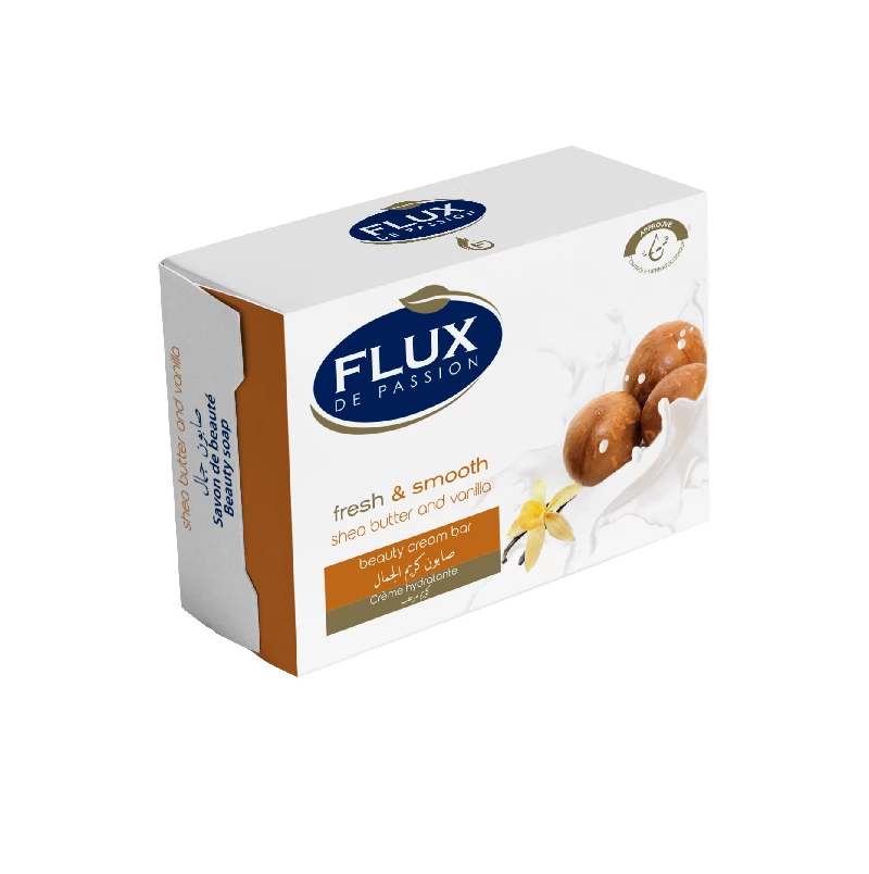 Savon Flux 90 Gr Shea Butter And Vanilla 4 Ps