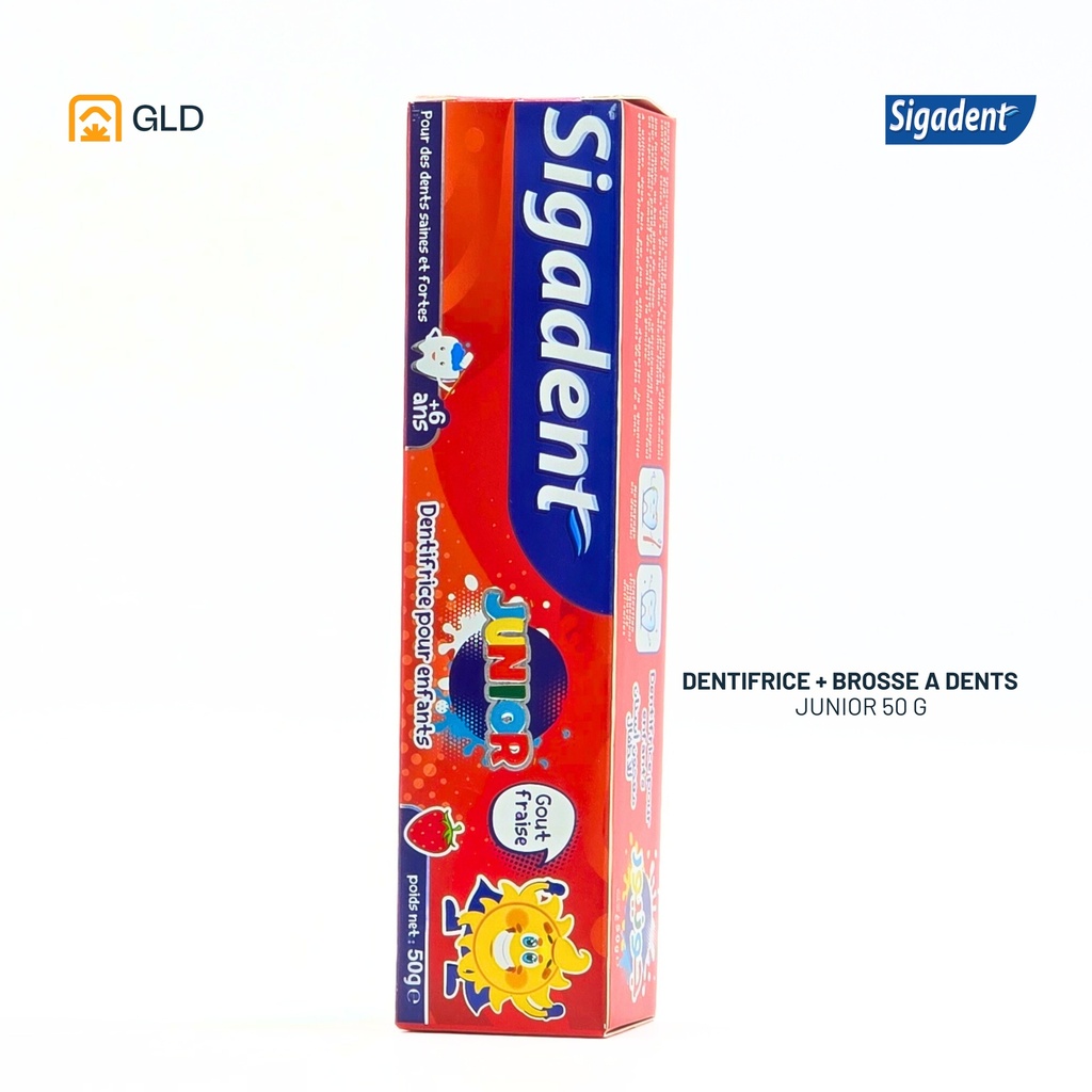 Dentifrice Junior Sigadent Fraise 50 G
