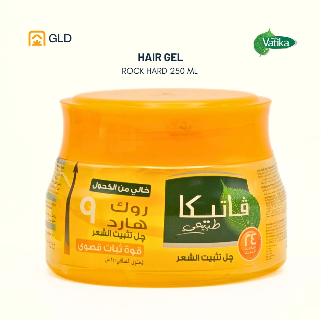 Gel Cheveux Vatika Extreme Hold  - Rock Hard 250Ml