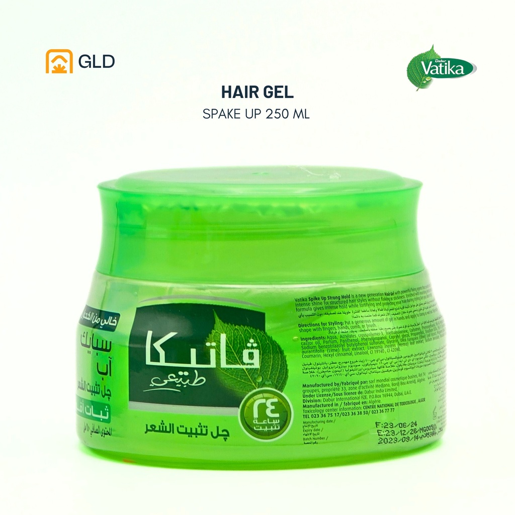 Gel Cheveux Vatika Strong Hold  - Spike Up 250Ml
