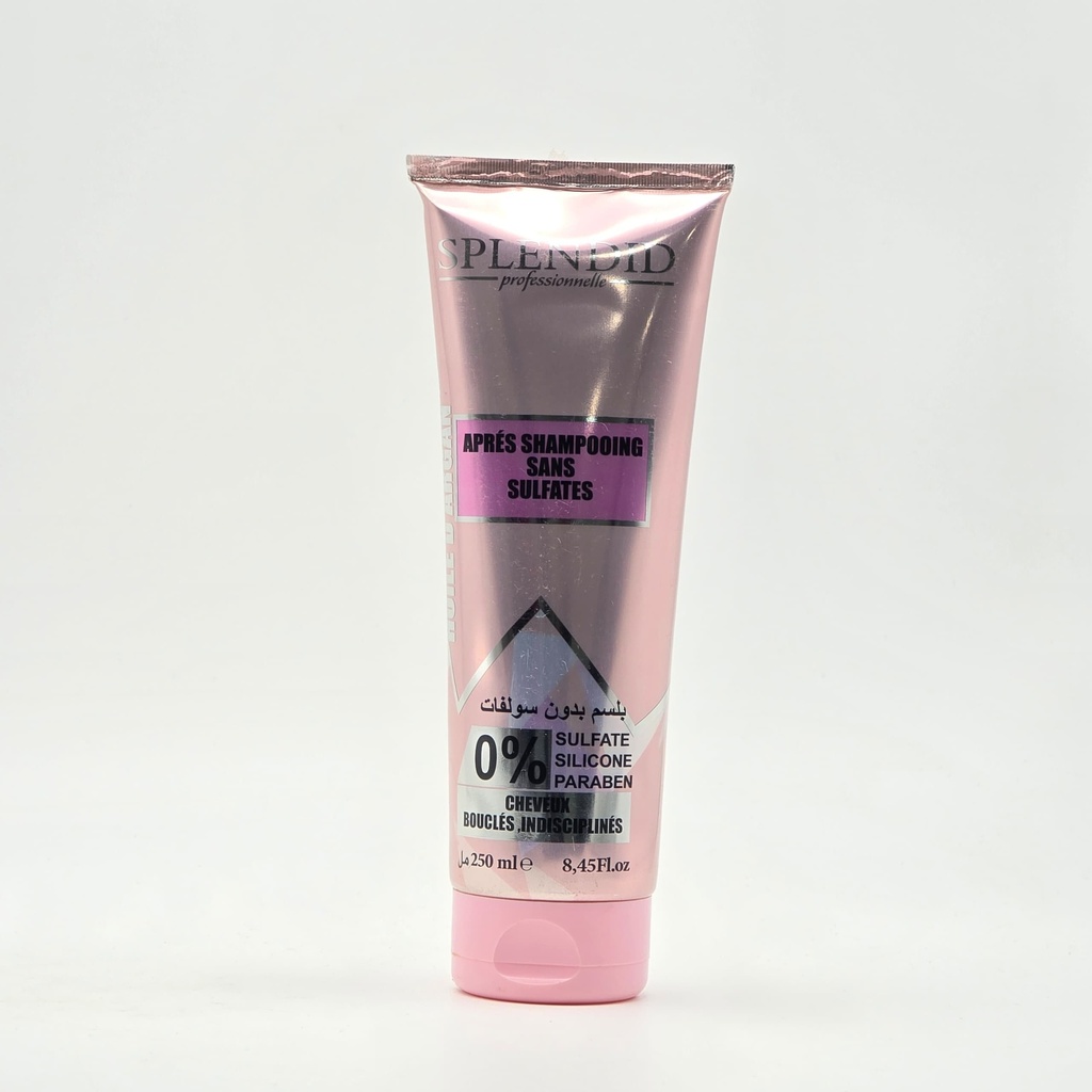 Apres Shampooing Splendid Sans Sulfate Cheveux Boucles