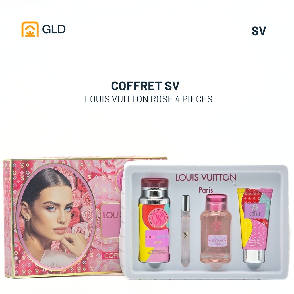 Coffret Sv 4Pcs Rose