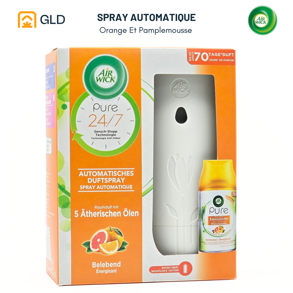 Spray automatique Air Wick Orange Et Pamplemousse