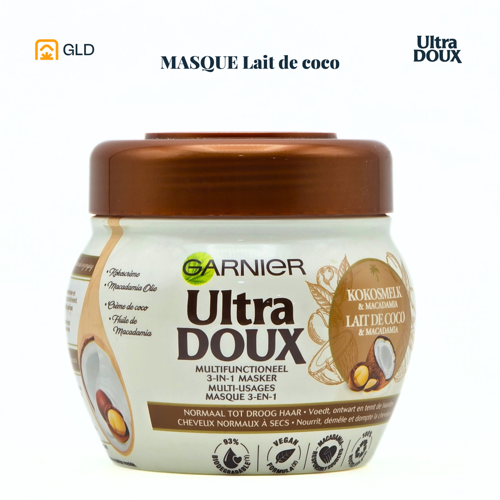 Masque Capillaire Ultra Doux Creme De Coco 300 Ml