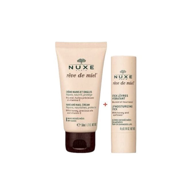 Baume A Levre + Creme Main Et Ongle Nuxe