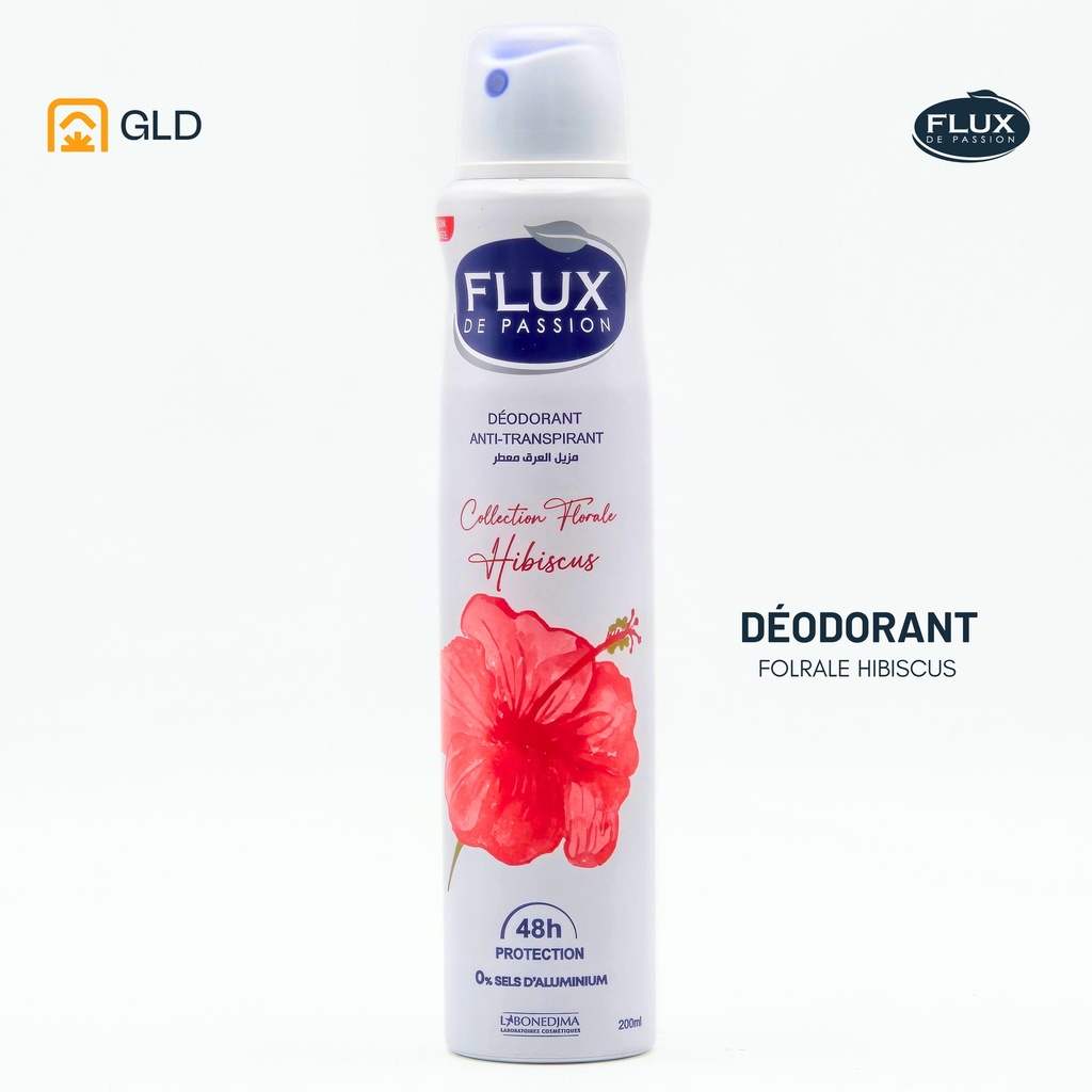 Deodorant Flux De Passion Collection Florale Hibiscus 200 Ml