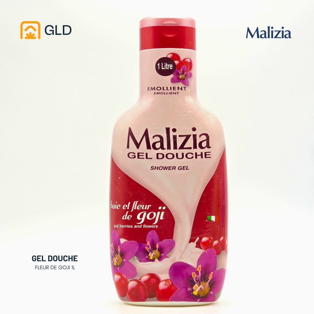 Gel Douche Malizia Fleurs de Goji 1 L