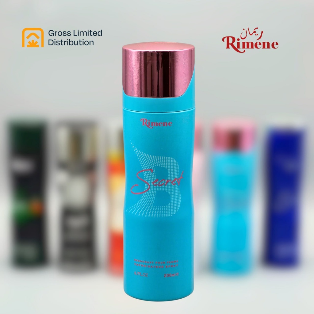 Deodorant Rimene Bleu Secret Women Premium 200 Ml 