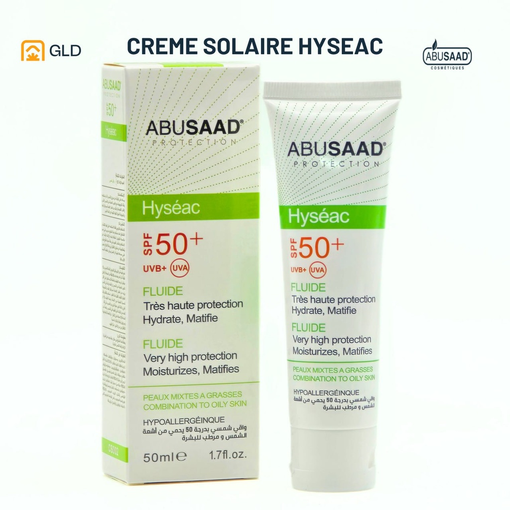 Crème solaire Abusaad Hyséac CS0002 50Ml