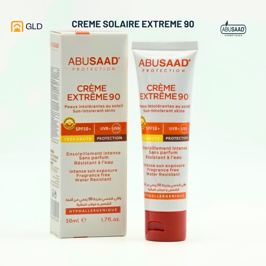 Crème solaire Abusaad Extrême 90 CS0003 50Ml