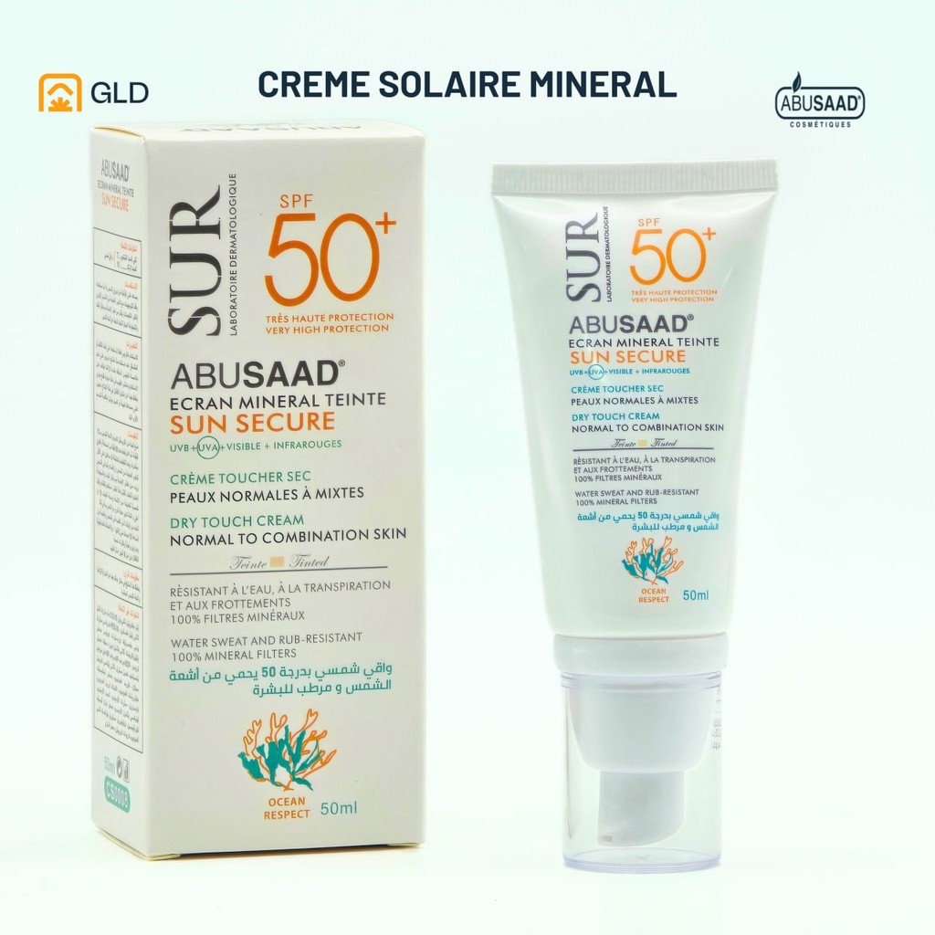 Crème solaire Abusaad Avec Pompe Ocean Respect CS0008 50Ml