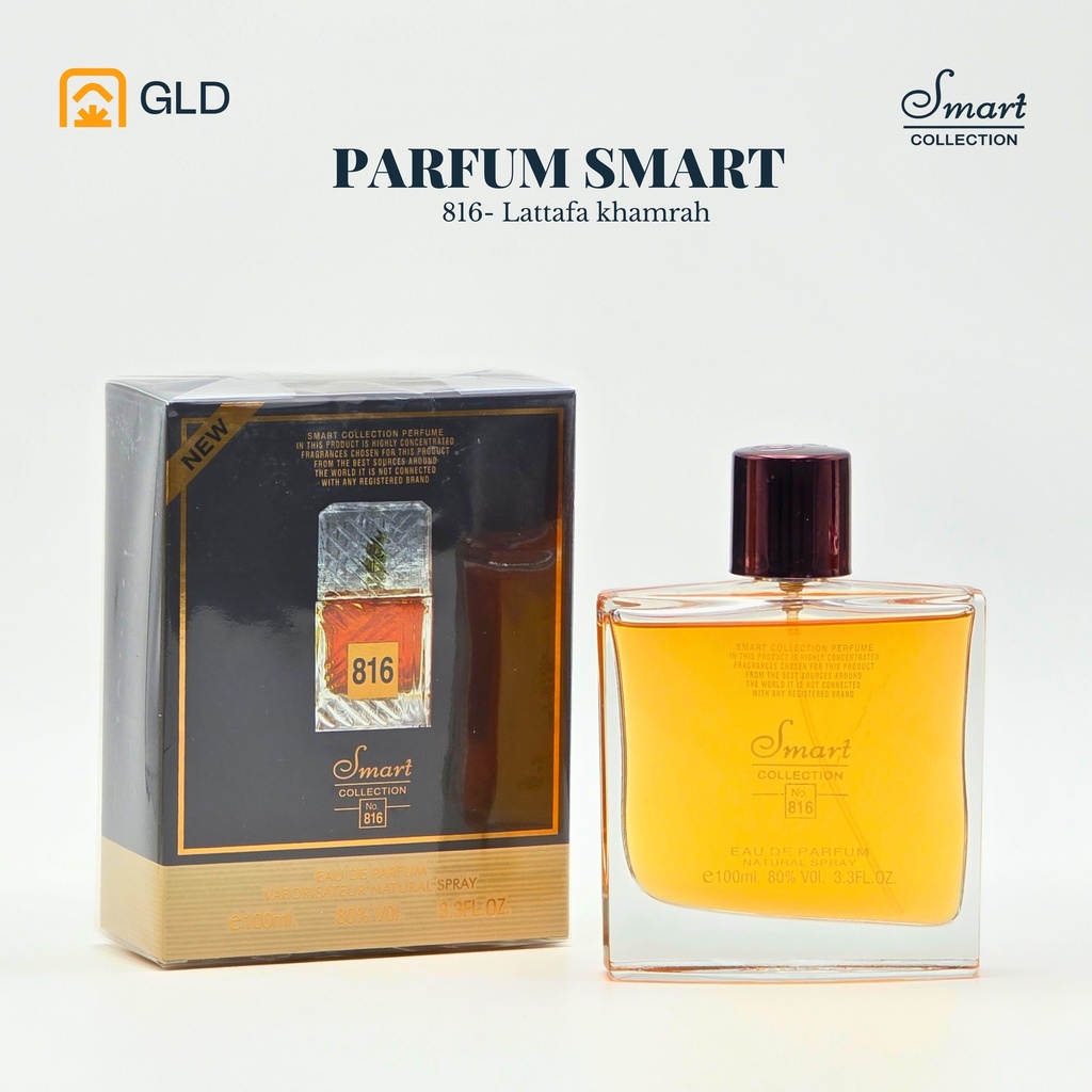 Eau De toilette Smart Collection Men N°816 Khamrah 100 Ml