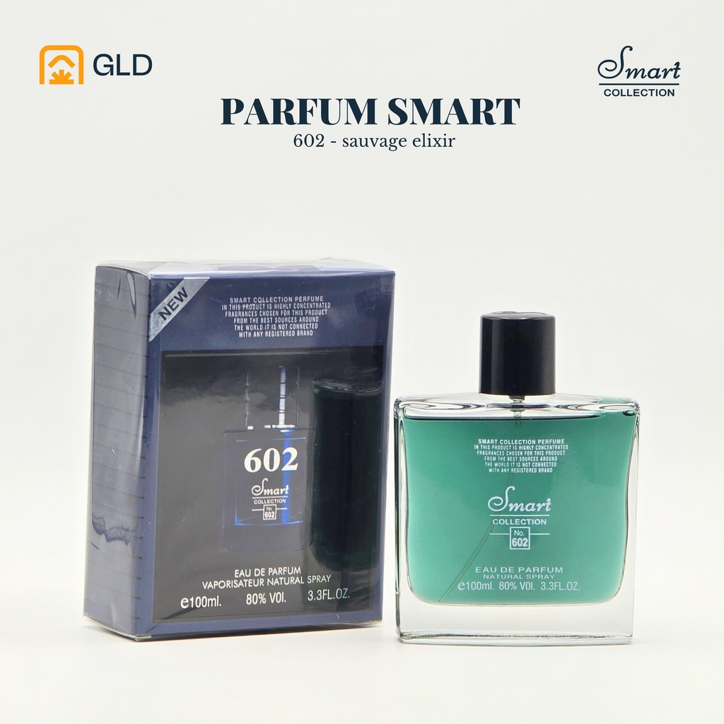 Eau De toilette Smart Collection Men N°602 Sauvage Elixir 100 Ml