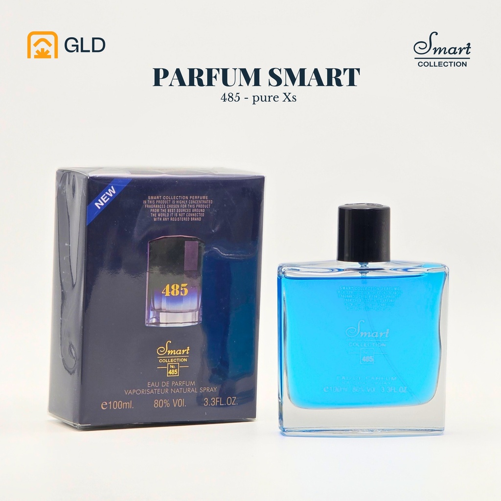 Eau De toilette Smart Collection Men N°485 Pure XS 100 Ml