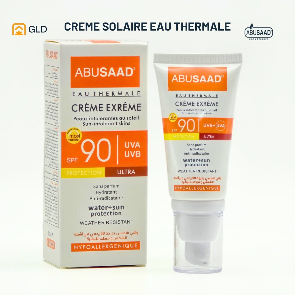 Creme solaire Abusaad Avec Pompe Creme Extrême CS0009 50Ml
