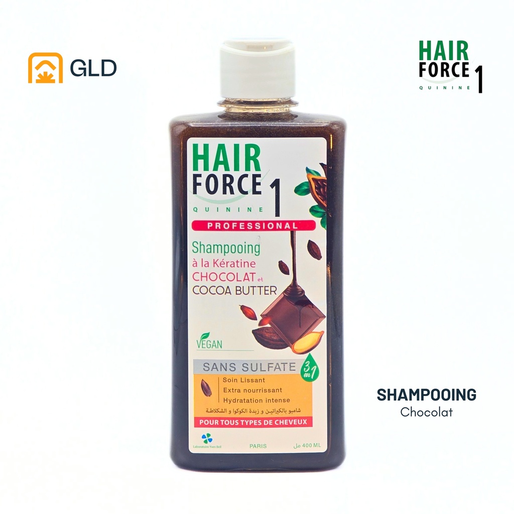 Shampooing Hair Force 1 Chocolat 400 Ml