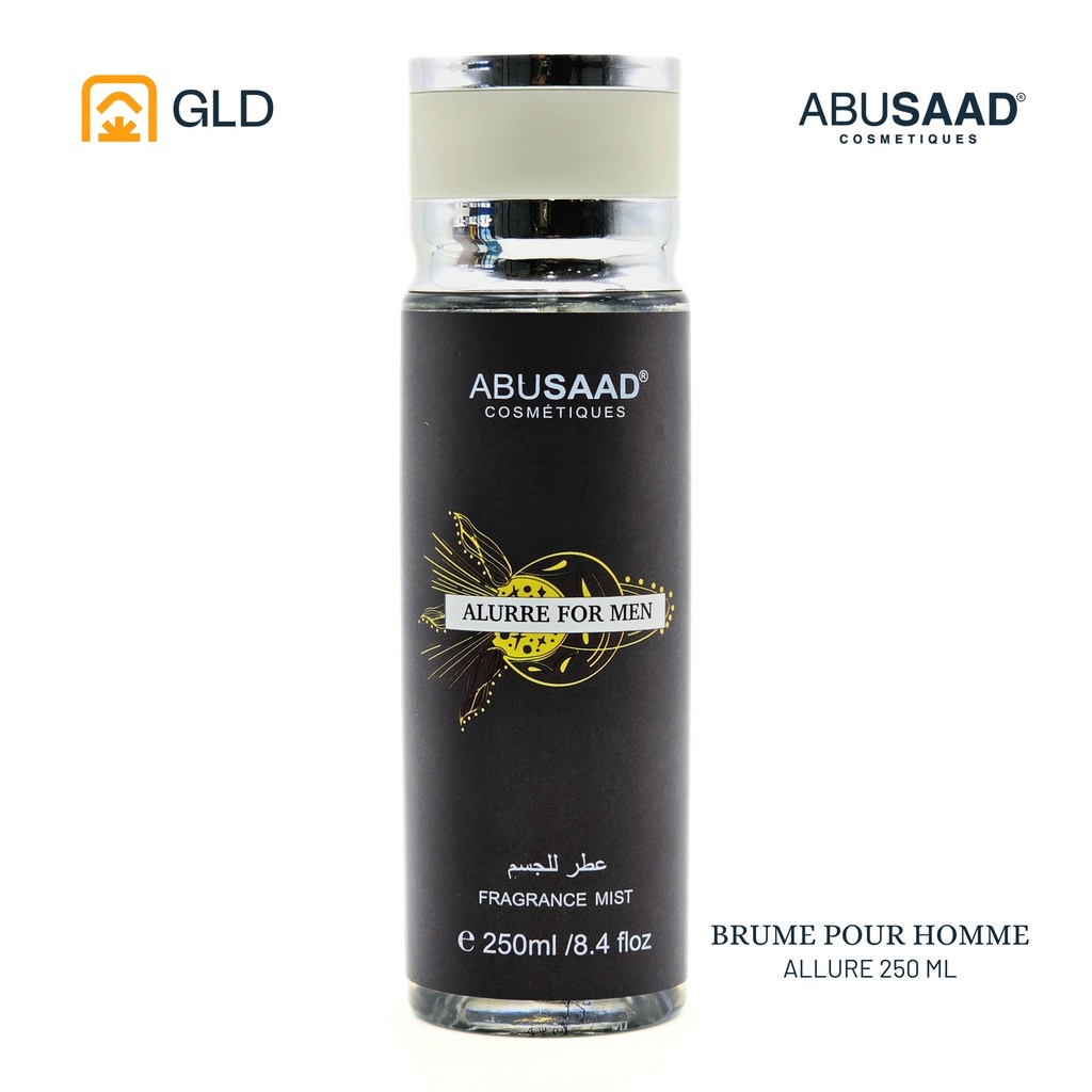 Parfum Pour Corps Homme Abusaad Allure For Men 250 Ml  