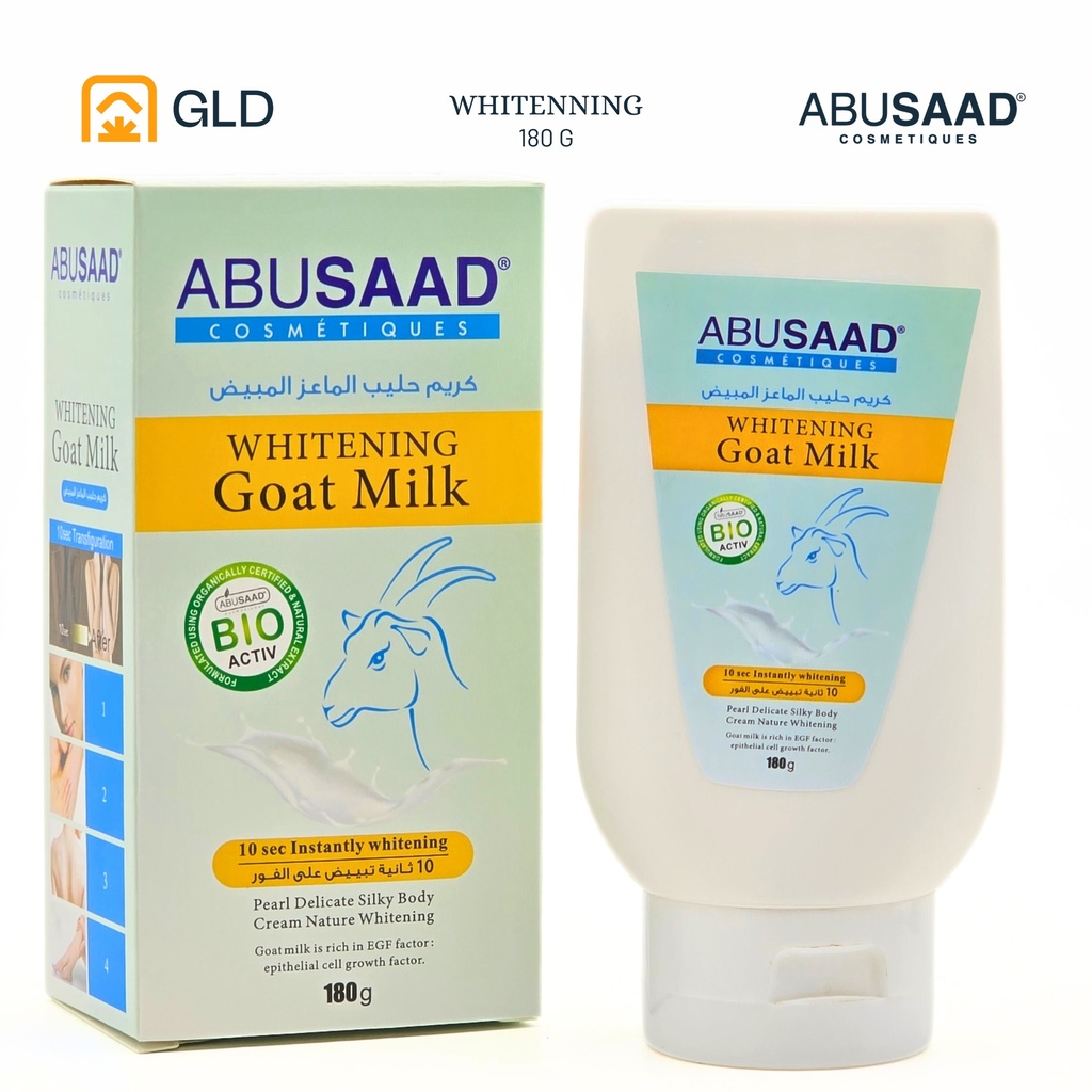 Creme Blanchissante 10 Sec Au Lait De Chevre "Bleu" 180 G 