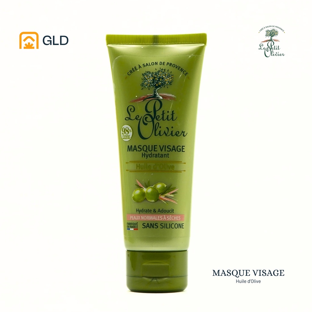Masque Visage Hydratant le Petit Olivier Huile d'Olive 75 Ml