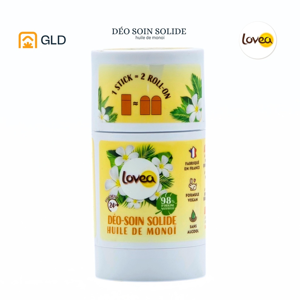 Deo soin solide Lovea Huile De Monoi 50 G