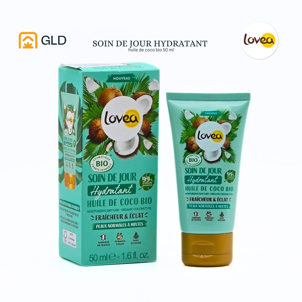 Soin De Jour Lovea Huile De Coco Bio 50 Ml