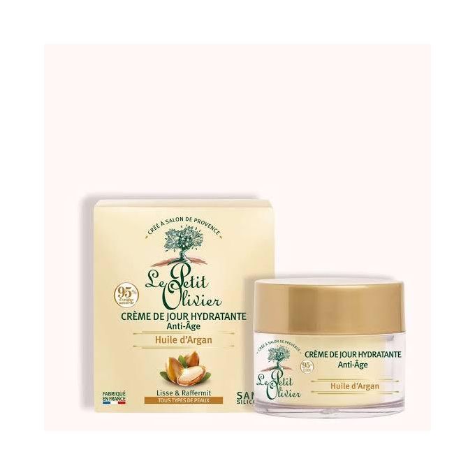 Creme De Jour Anti Age Le Petit Olivier Huile d'Argan 50 Ml
