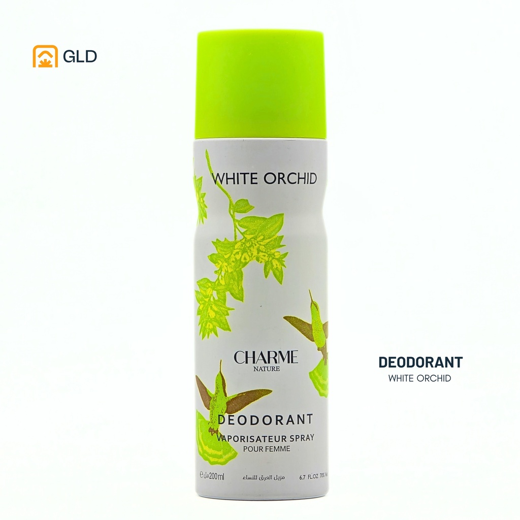 Deodorant Charme Nature White Orchid 200 Ml 