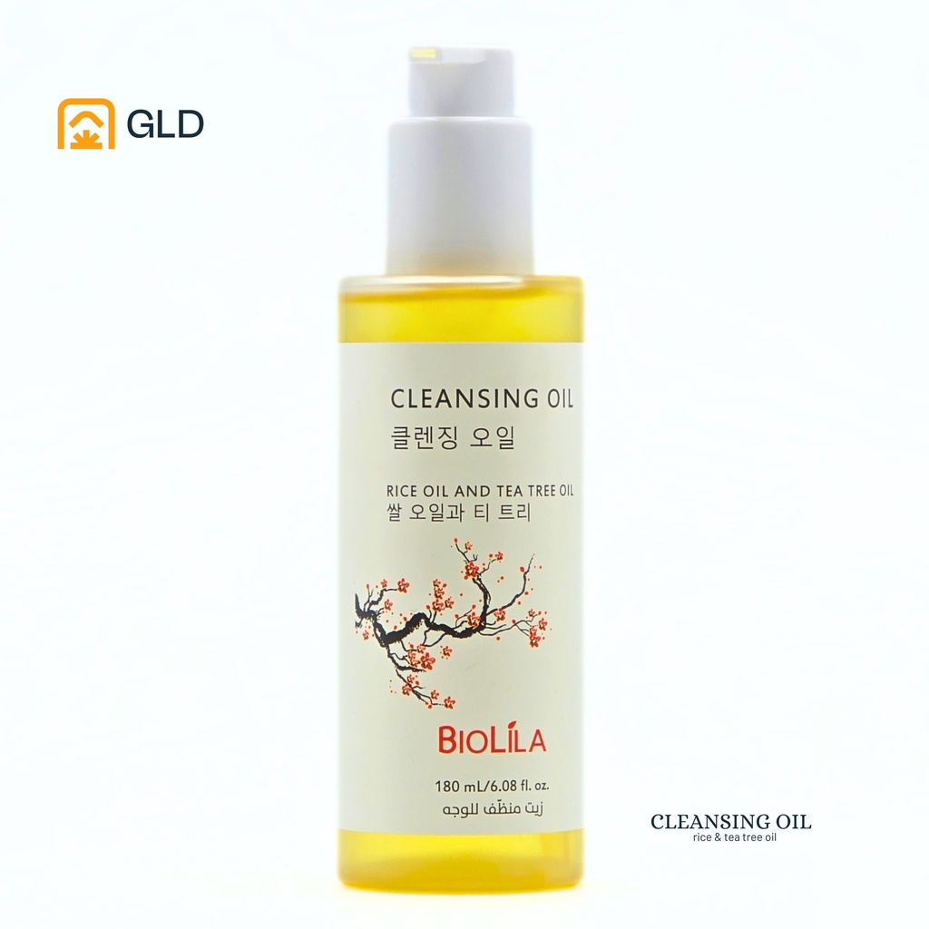 Huile Nettoyante Biolila Rice Oil And Tea Tree Oil 180 Ml