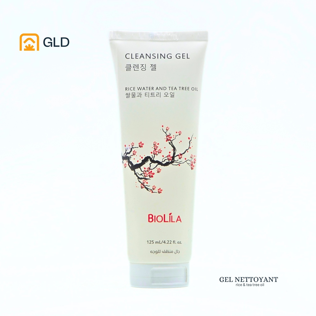 Gel Nettoyant Biolila Rice Oil And Tea Tree Oil 125 Ml  