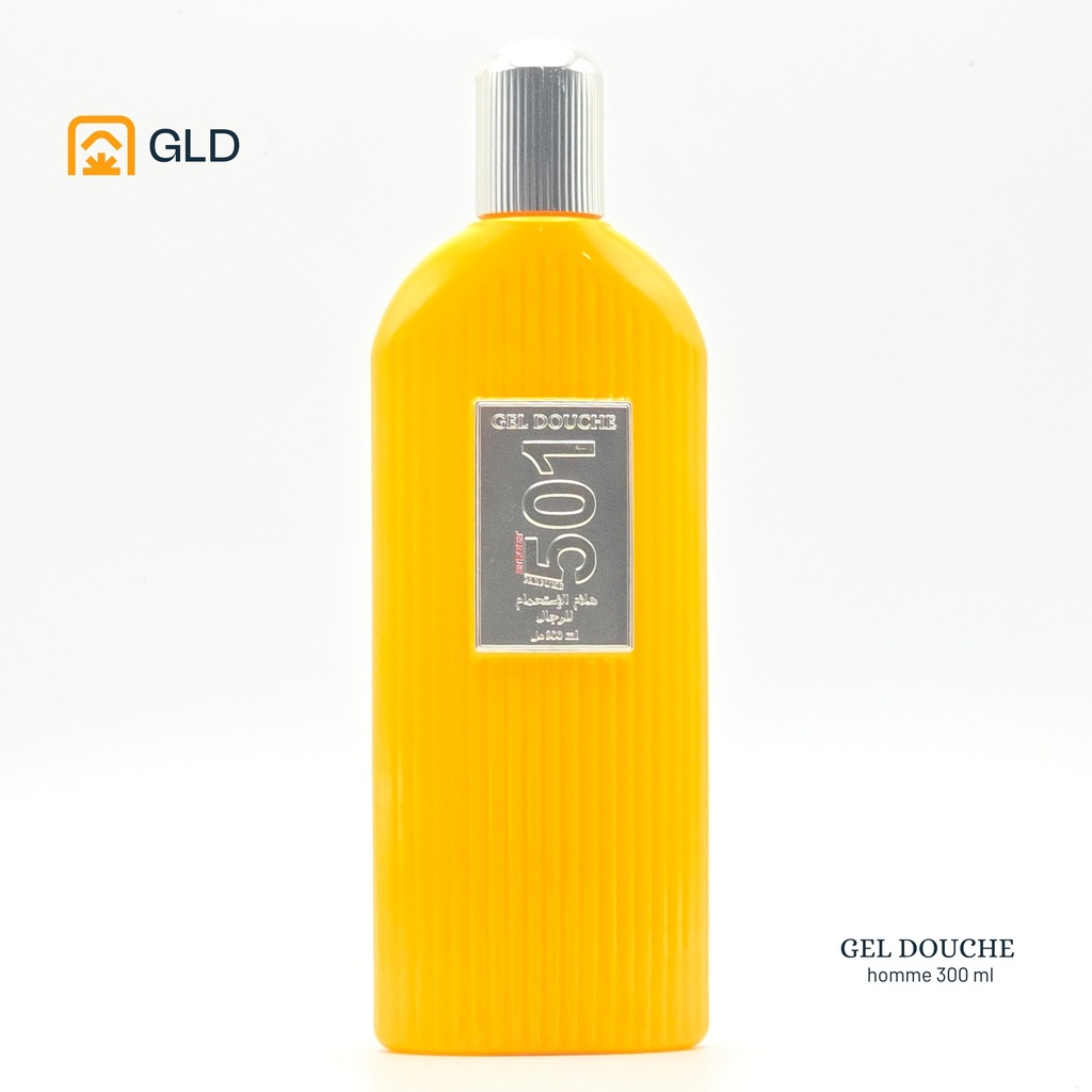 Gel Douche 501 Homme Jaune 300 Ml
