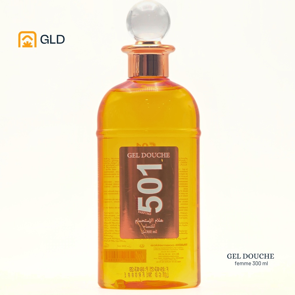 Gel Douche 501 Femme Orange 300 Ml