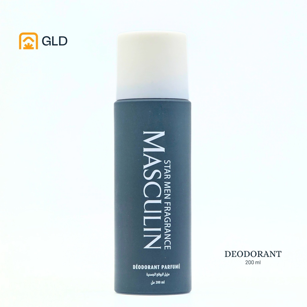 Deodorant Masculin Gris 200 Ml