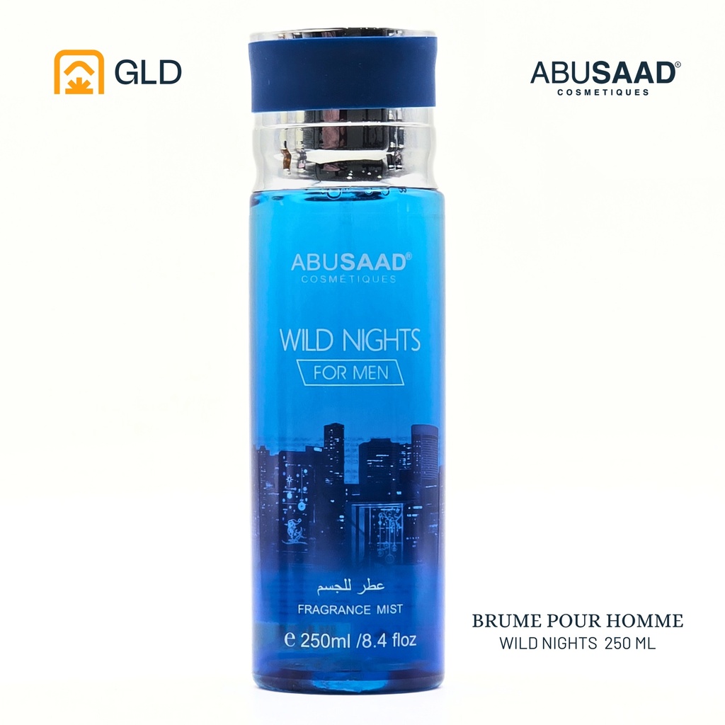 Parfum Pour Corps Homme Abusaad BM0031 250 Ml Wild Nights 
