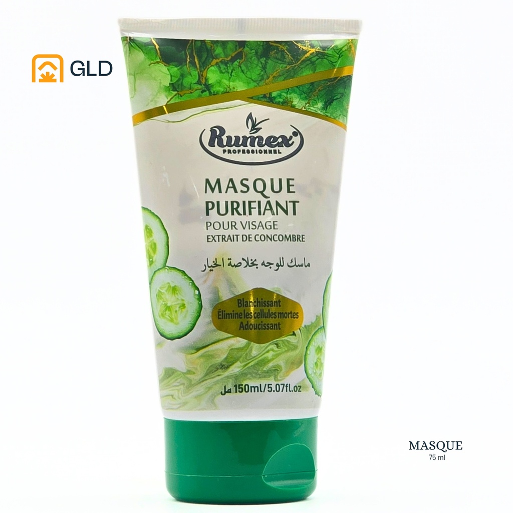 Masque Purifiant Pour Visage Rumex Extrait De Concombre