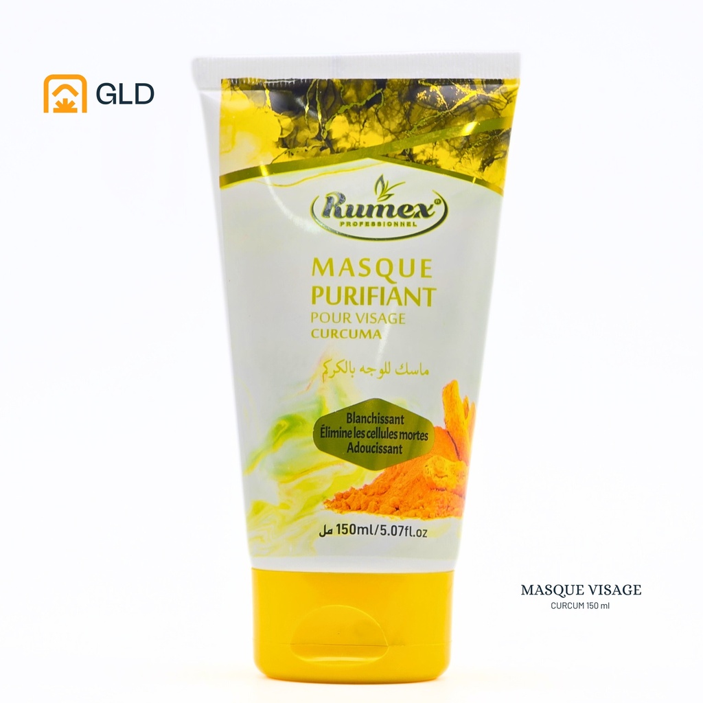 Masque Purifiant Pour Visage Rumex Curcuma